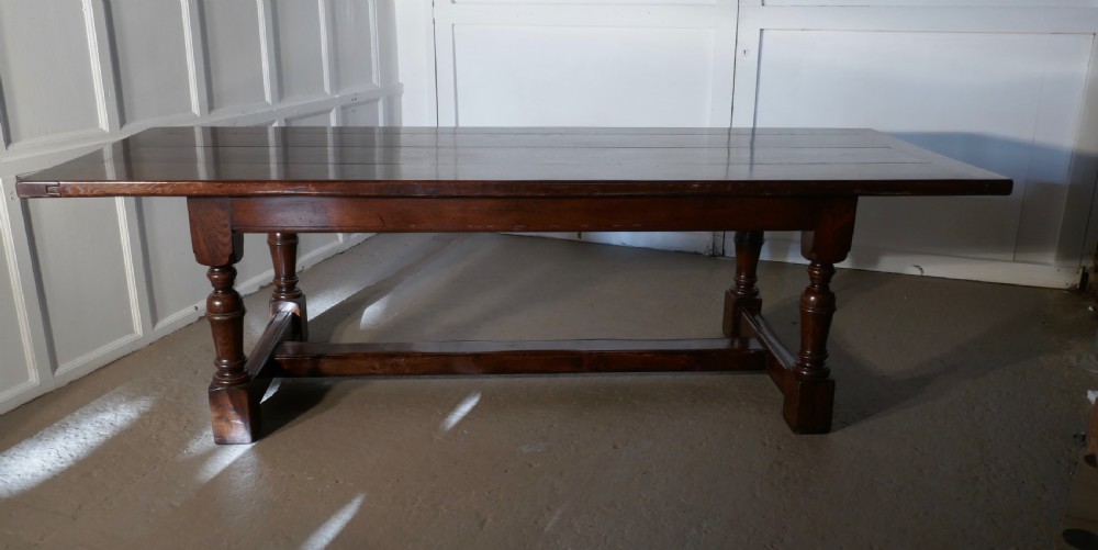Superior Quality Oak Refectory Dining Table