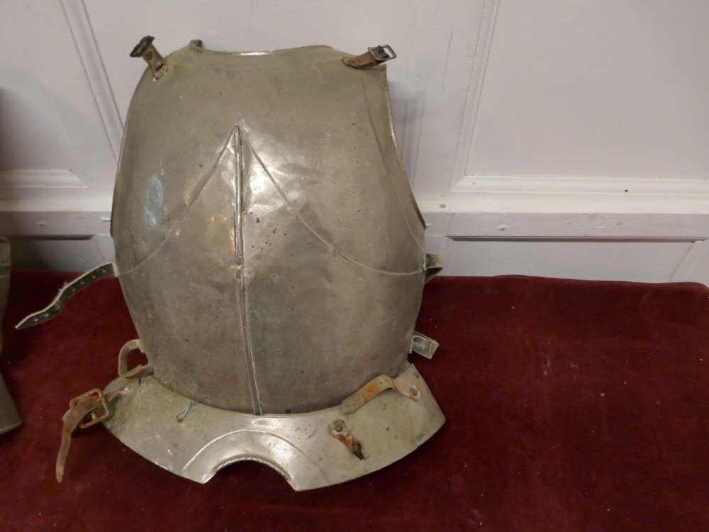 19th C French Vintage Armour, Brest Plate and Back Plate  View II