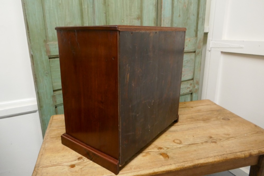 10 Drawer Mahogany Collectors Filing Cabinet,  View VII