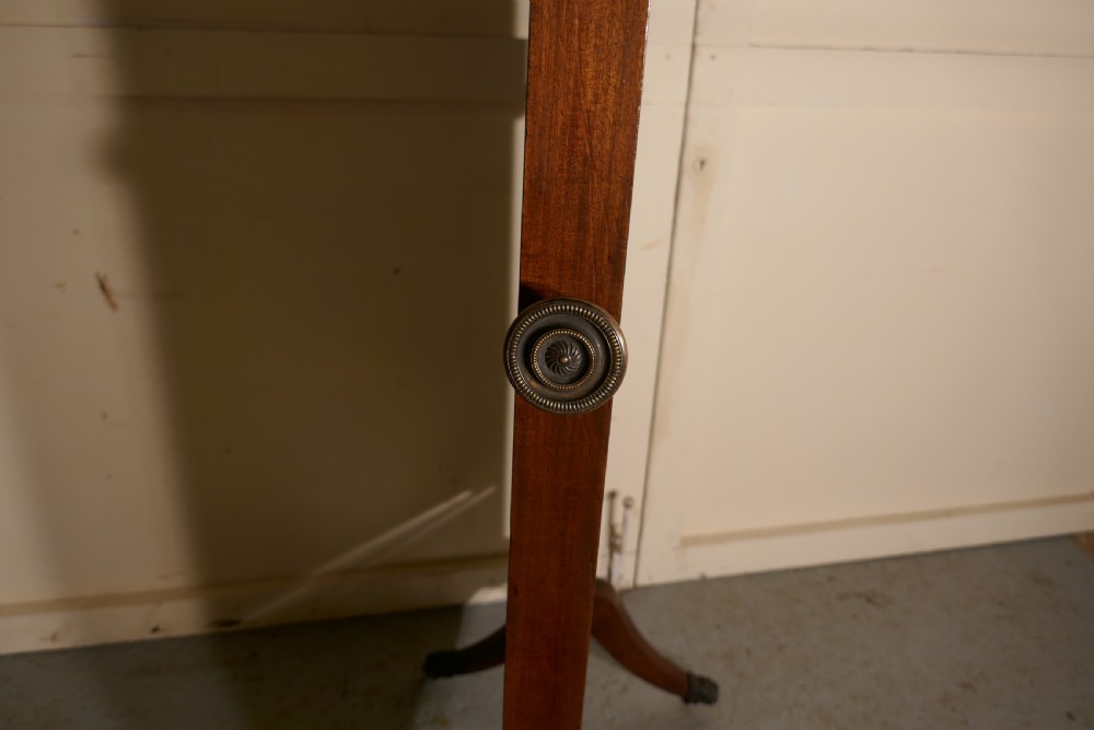 Large Victorian Mahogany Cheval Mirror View X