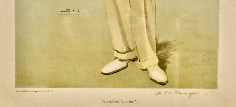 Collection of 4 Vanity Fair Cricketing  Themed “Spy”Prints View V