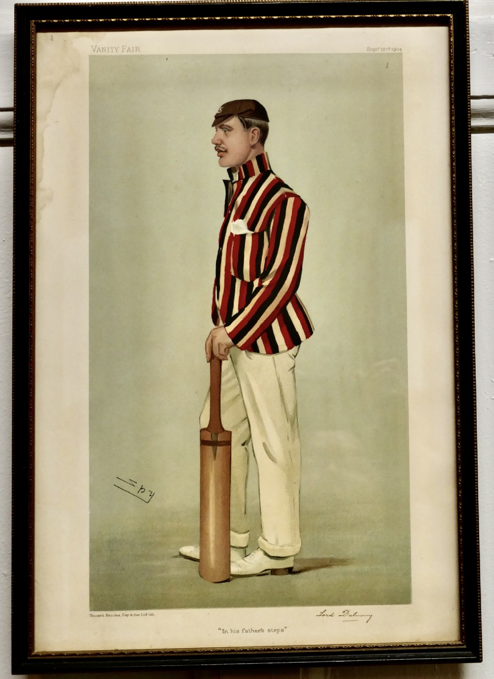 Collection of 4 Vanity Fair Cricketing  Themed “Spy”Prints View VI