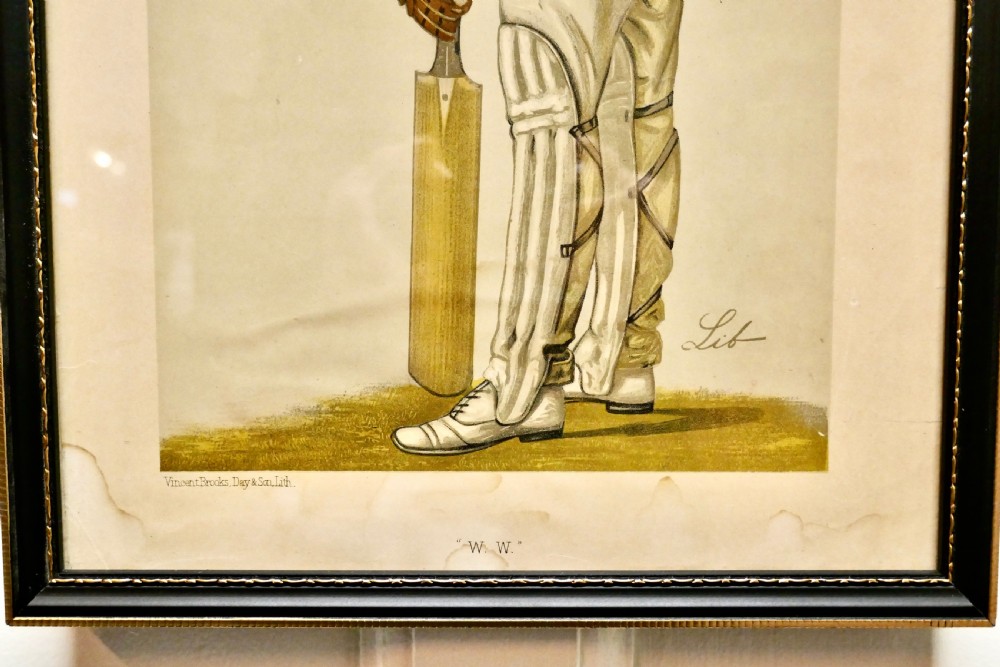 Collection of 4 Vanity Fair Cricketing  Themed “Spy”Prints View VIII
