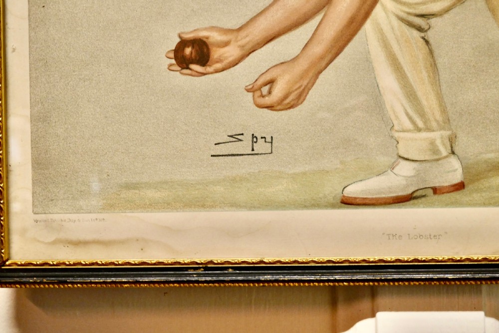 Collection of 4 Vanity Fair Cricketing  Themed “Spy”Prints View X