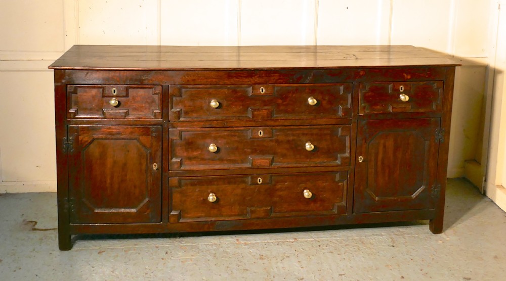 18th Century Oak Long Dresser Base