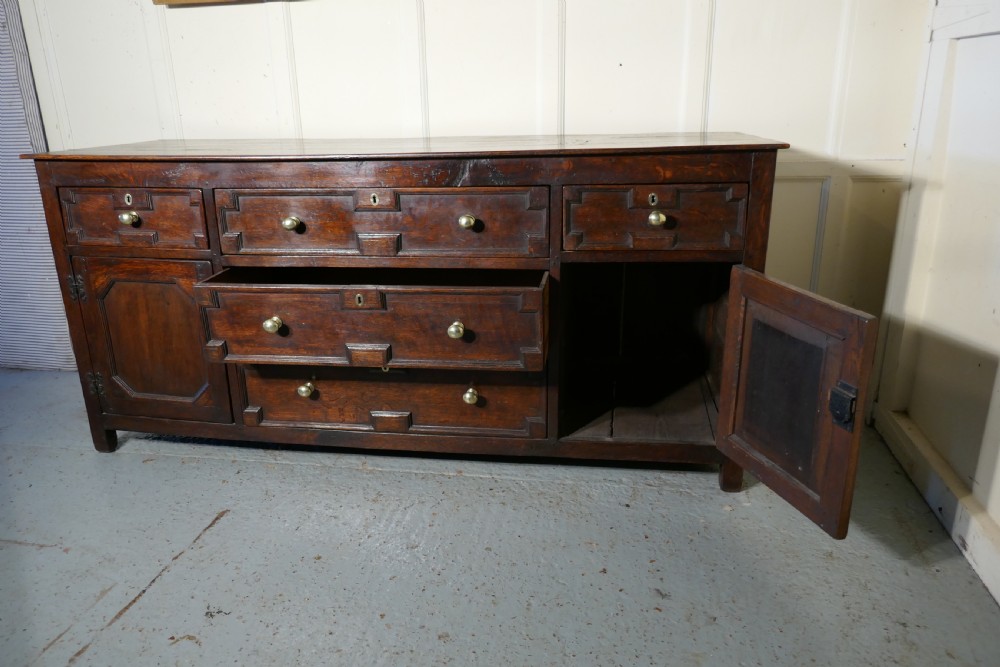 18th Century Oak Long Dresser Base View VIII