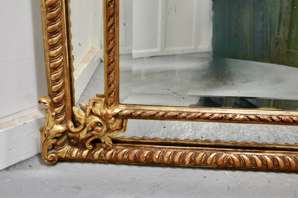 A Stunning Napoleon III French Cushion Mirror View VII