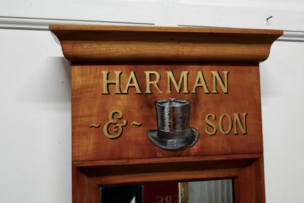 Harman & Son Outfitters Shop Advertising Wall Mirror  View II