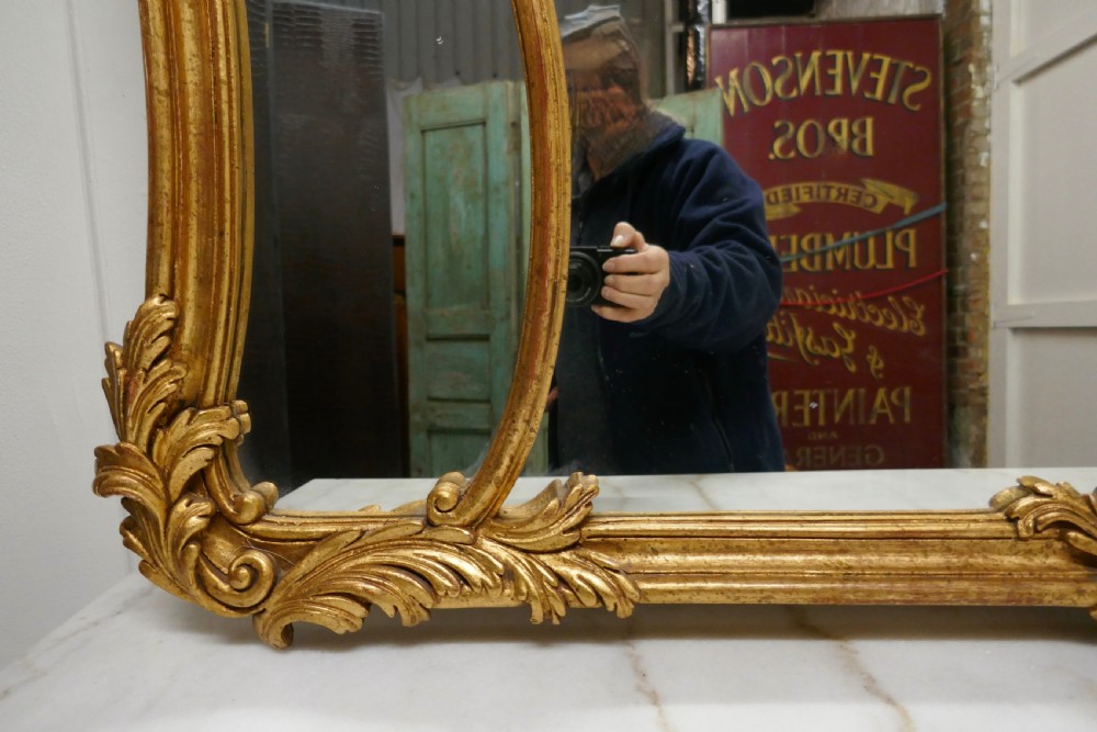 19th Century French Marble Top Gilt Centre Table and Matching Wall Mirror  View XIII