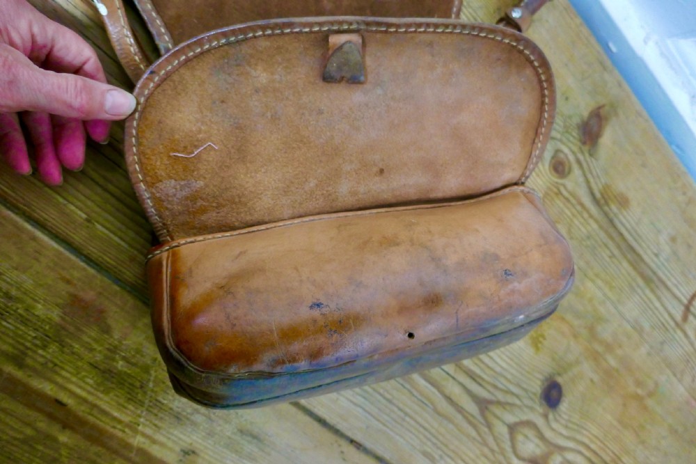 A 19th Century Leather Game Bag and Cartridge Case, Shooting, Hunting View V
