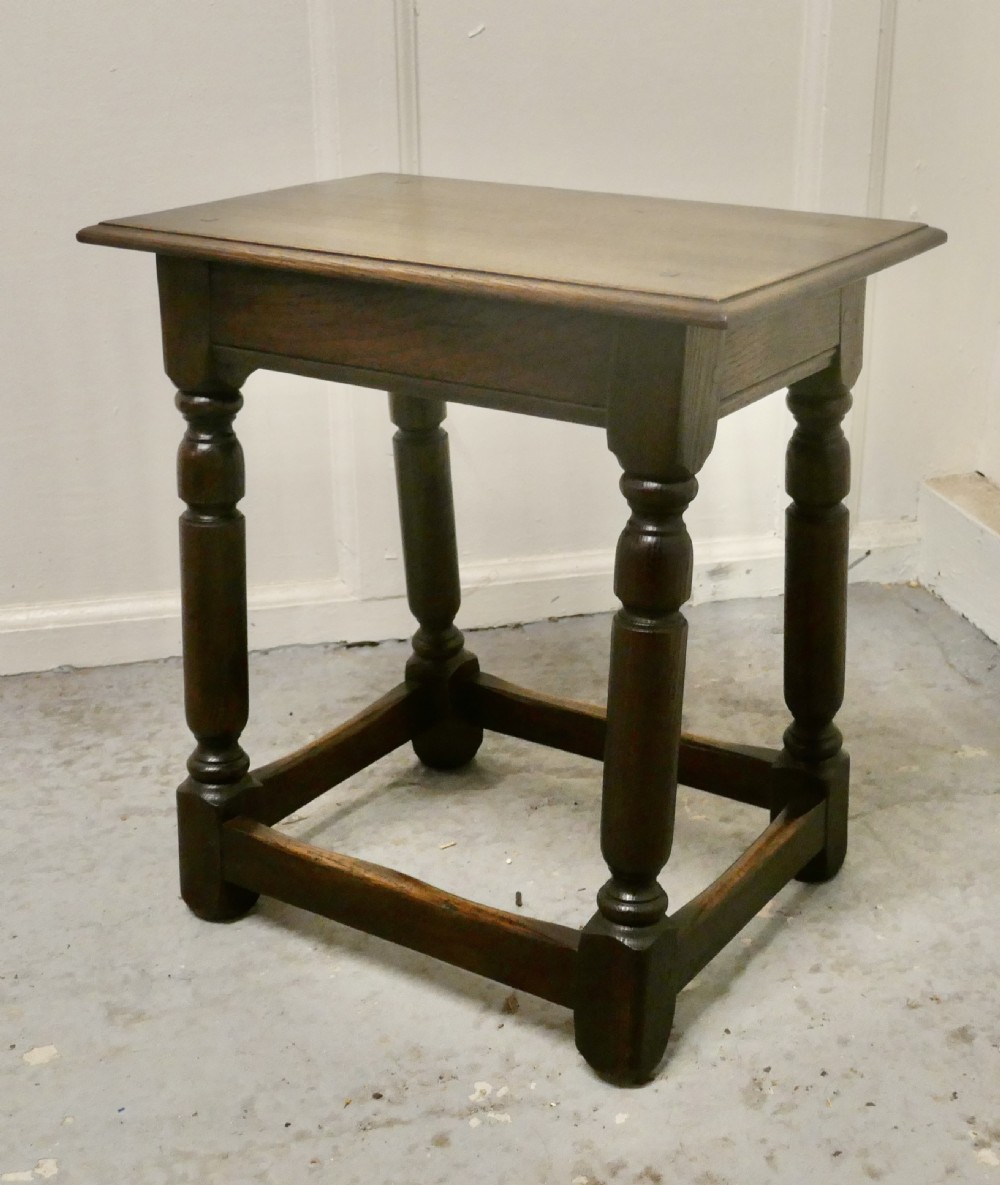 19th Century Oak Joint Stool