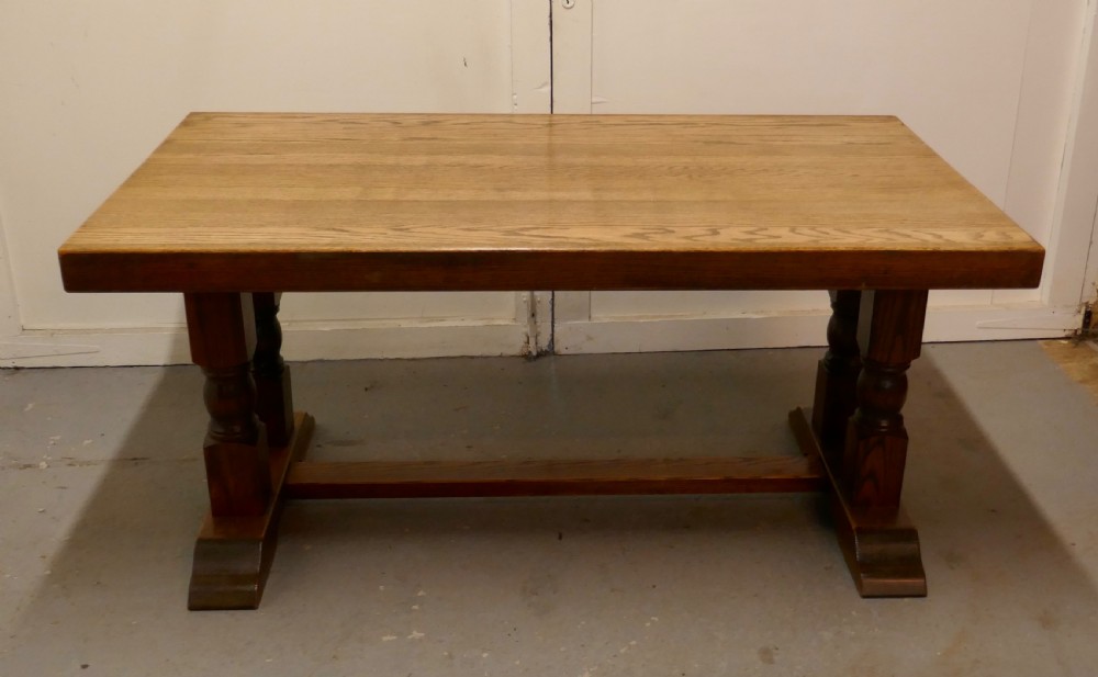 Country Oak Refectory Table View III