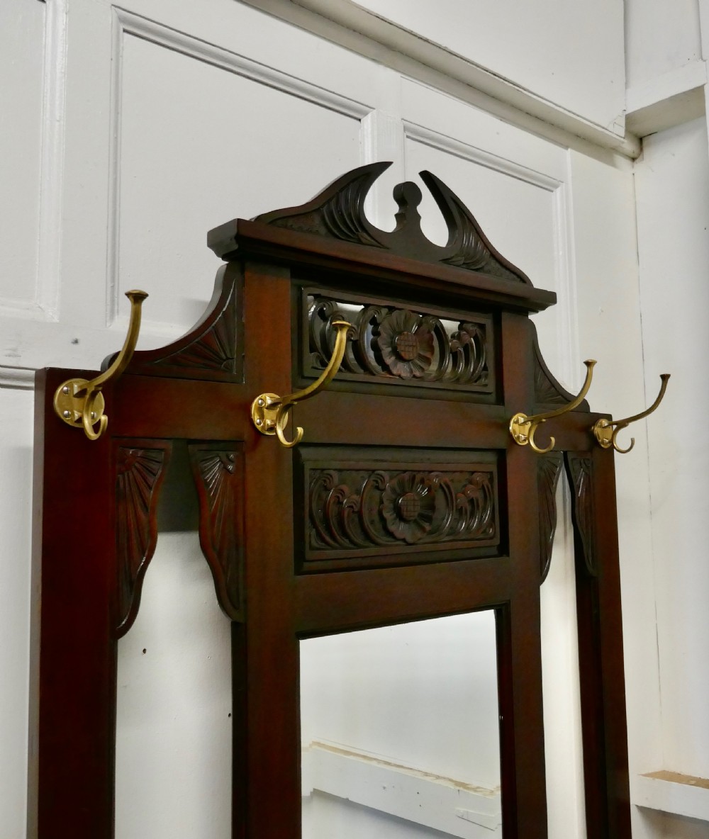Victorian Mahogany Hall Stand  View IV
