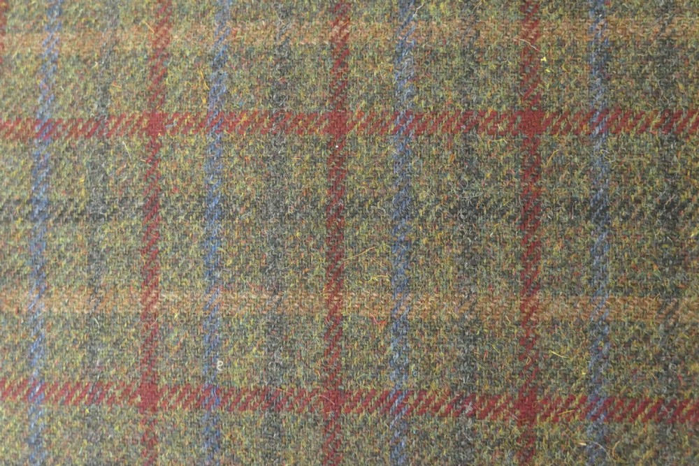 A Sturdy Victorian Oak and Tweed Library Stool. View VIII