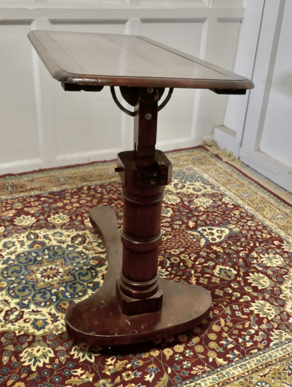 Victorian Walnut, Reading Stand Over Bed Table,  View V