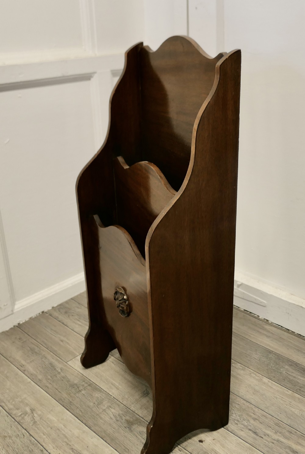 Large Floor Standing Magazine Rack or Canterbury
