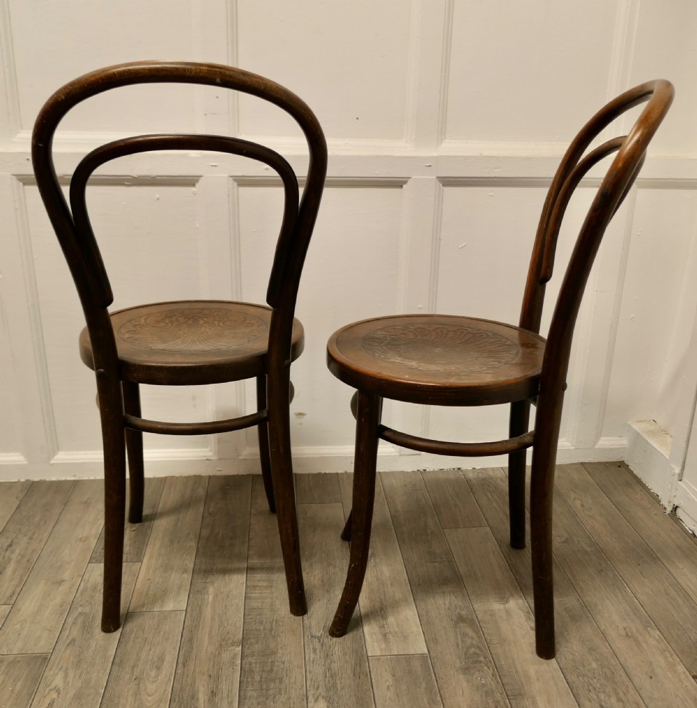 Pair of  Thonet Bistro Bentwood Chairs  View IV