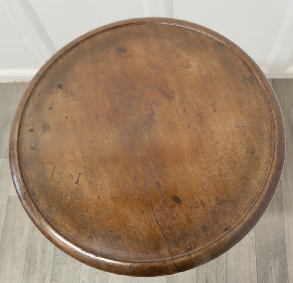 Chunky Victorian Wine Table or Occasional Lamp Table View VI