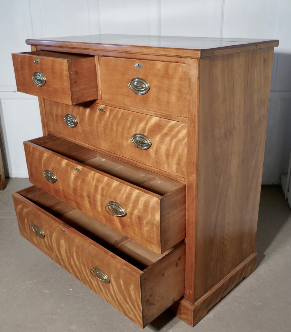 Large 19th Century Birch Chest of Drawers View IV