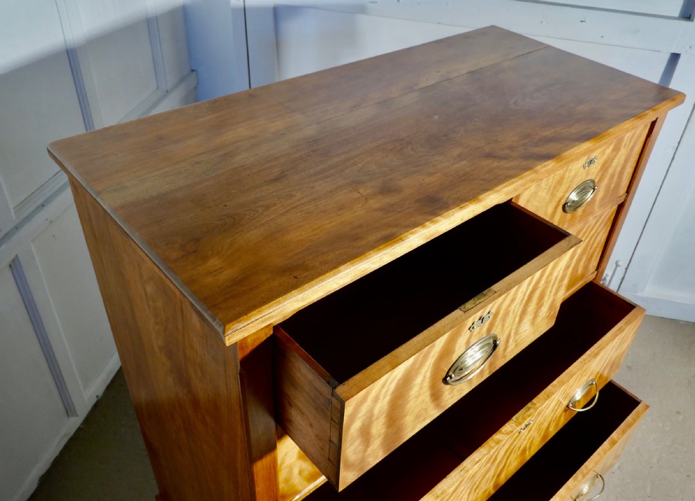 Large 19th Century Birch Chest of Drawers View V