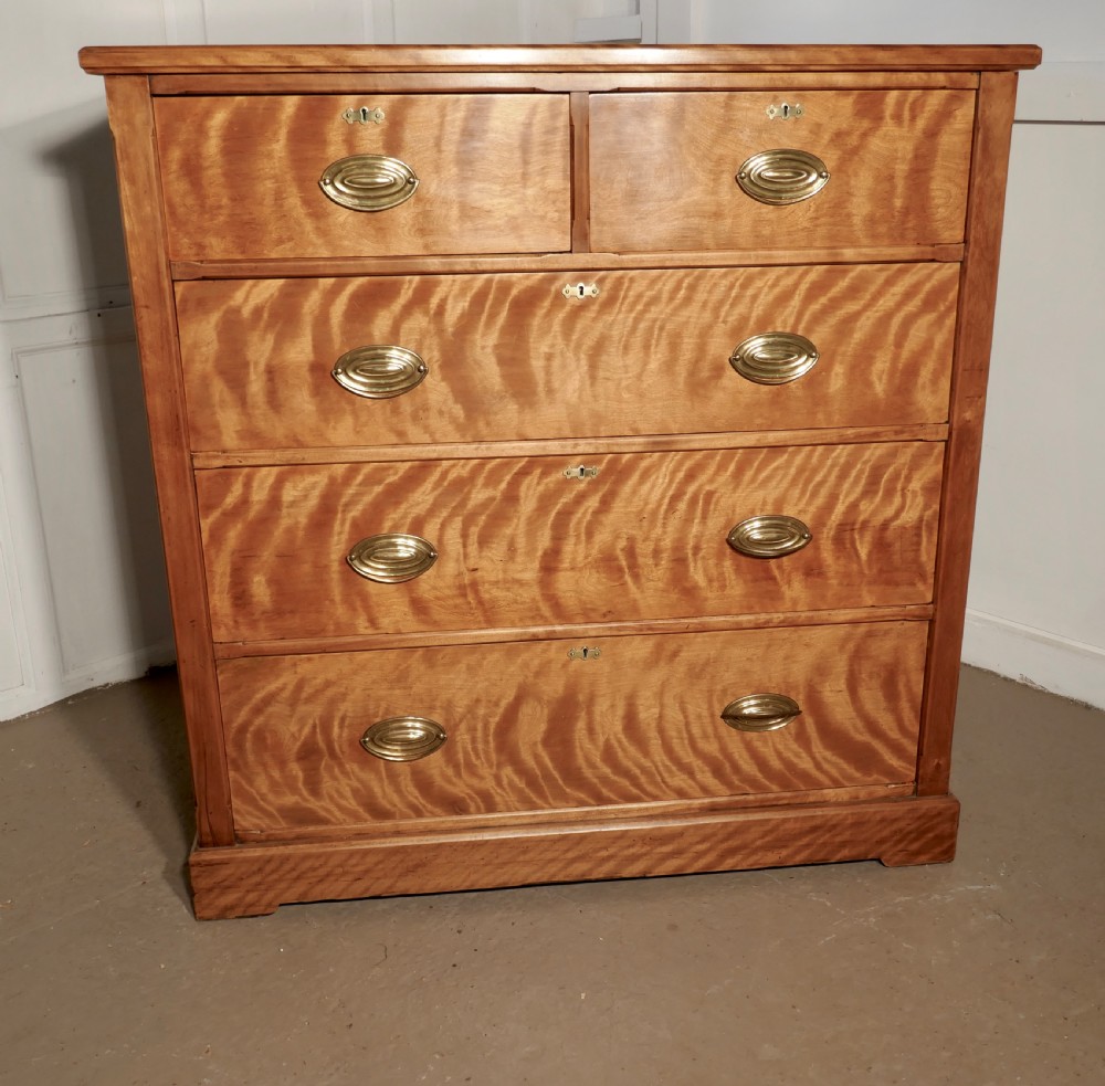 Large 19th Century Birch Chest of Drawers View IX