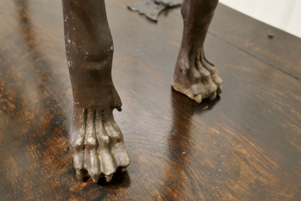 Large Bronze Statue of a Dog View V