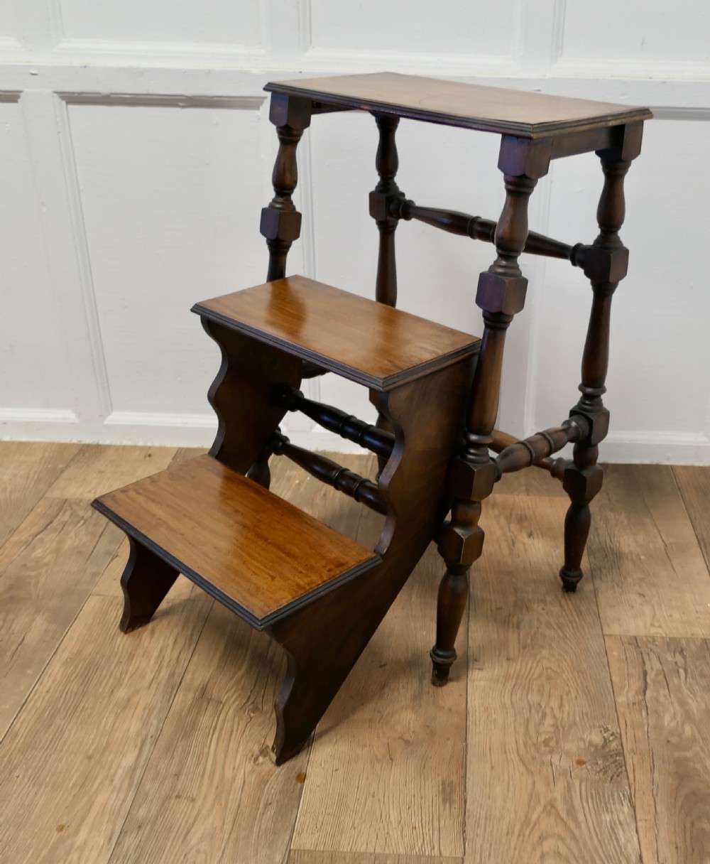 Metamorphic Library Step and High Stool View IV