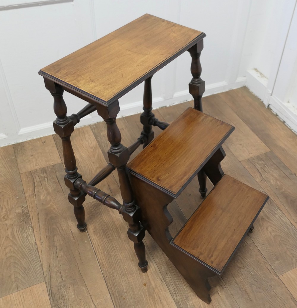 Metamorphic Library Step and High Stool View VI