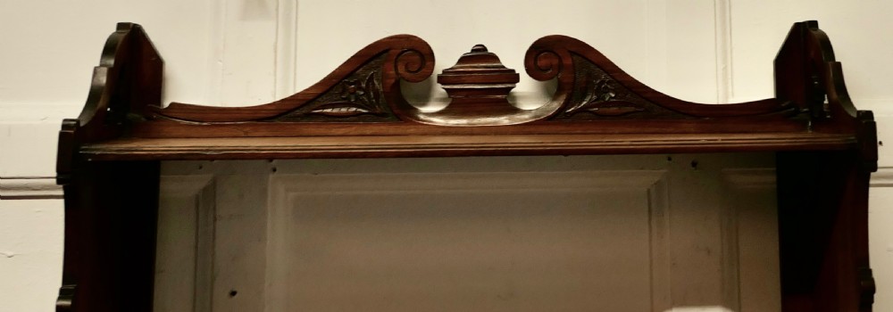 2 Door Walnut Wall Cabinet  View IV