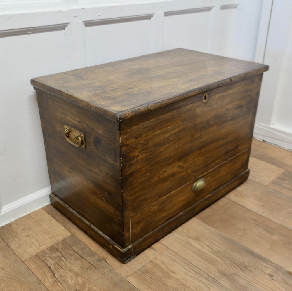  Victorian Solid Pine Mule Chest. View II