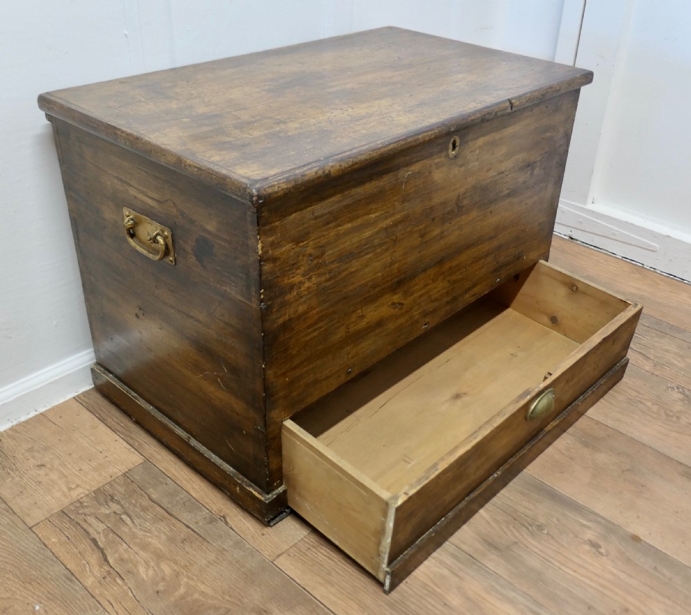  Victorian Solid Pine Mule Chest. View III