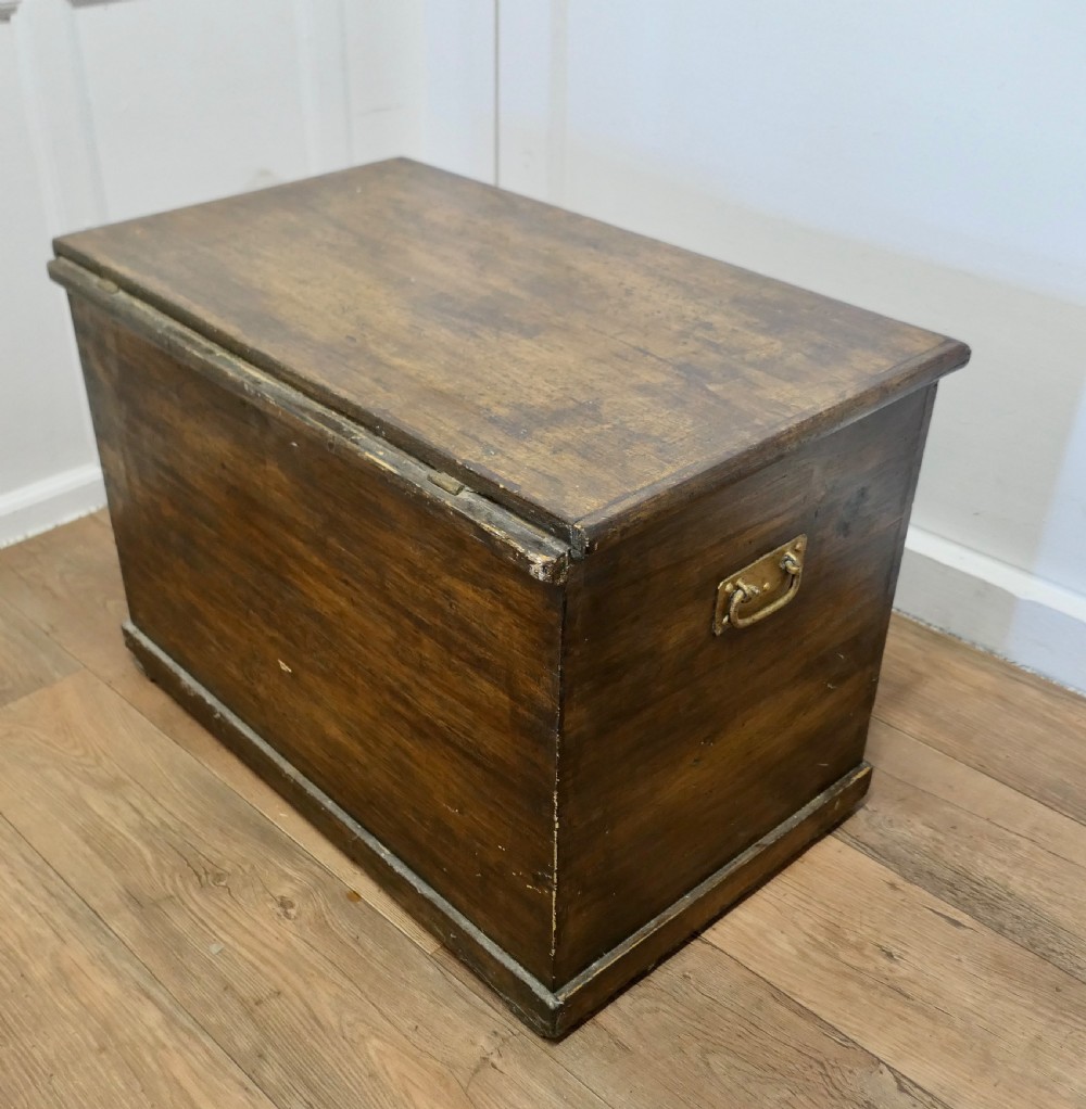  Victorian Solid Pine Mule Chest. View V