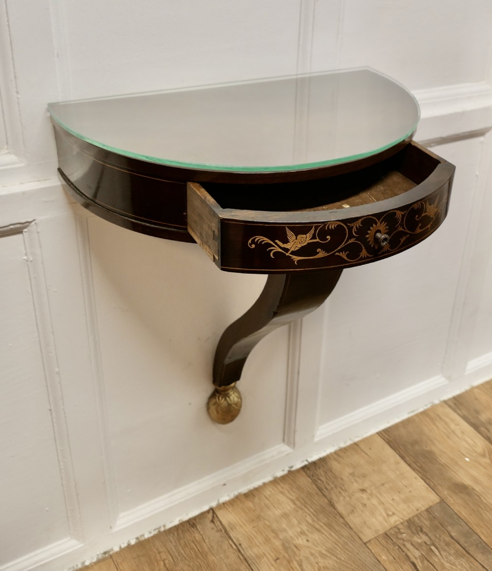 A Pair of Regency Style Console Wall Table Brackets View V