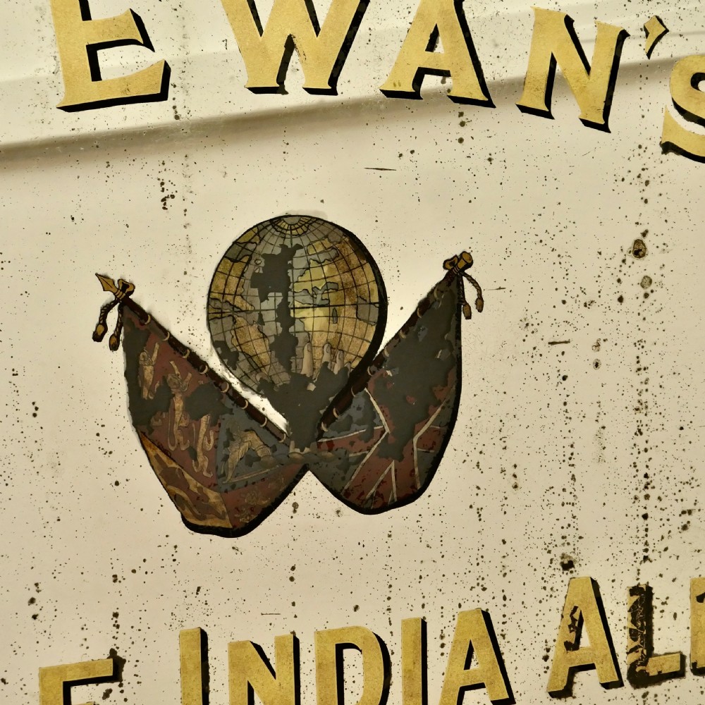 A Large McEwan’s Pale India Ale Advertising Mirror, Pub Sign Mirror for McEwans’s View III