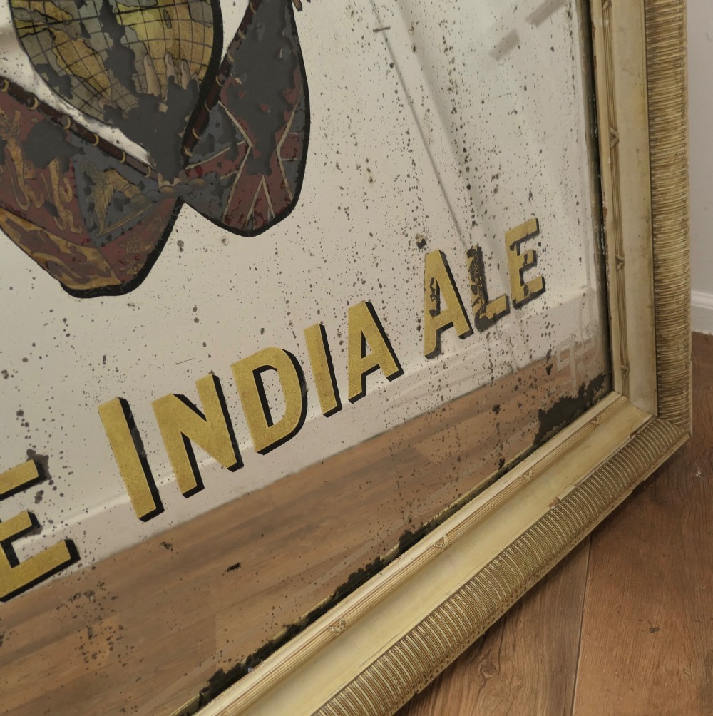 A Large McEwan’s Pale India Ale Advertising Mirror, Pub Sign Mirror for McEwans’s View VII