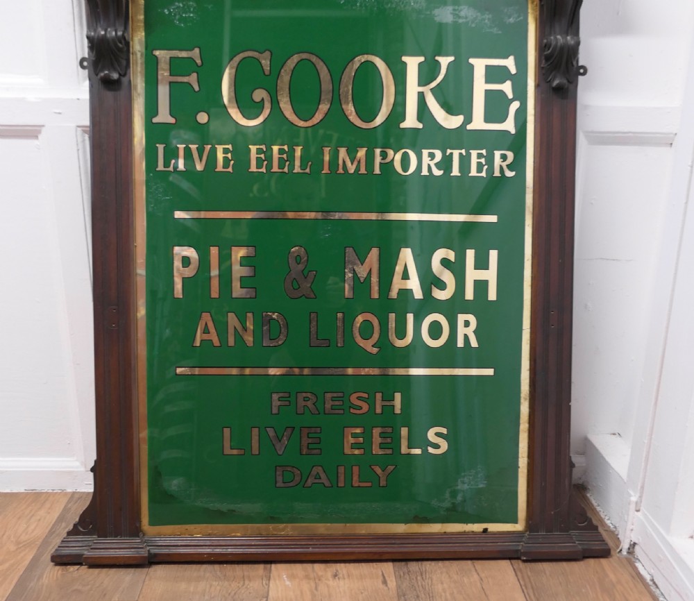  Eel and Pie Shop Advertising Wall Mirror Sign View IV