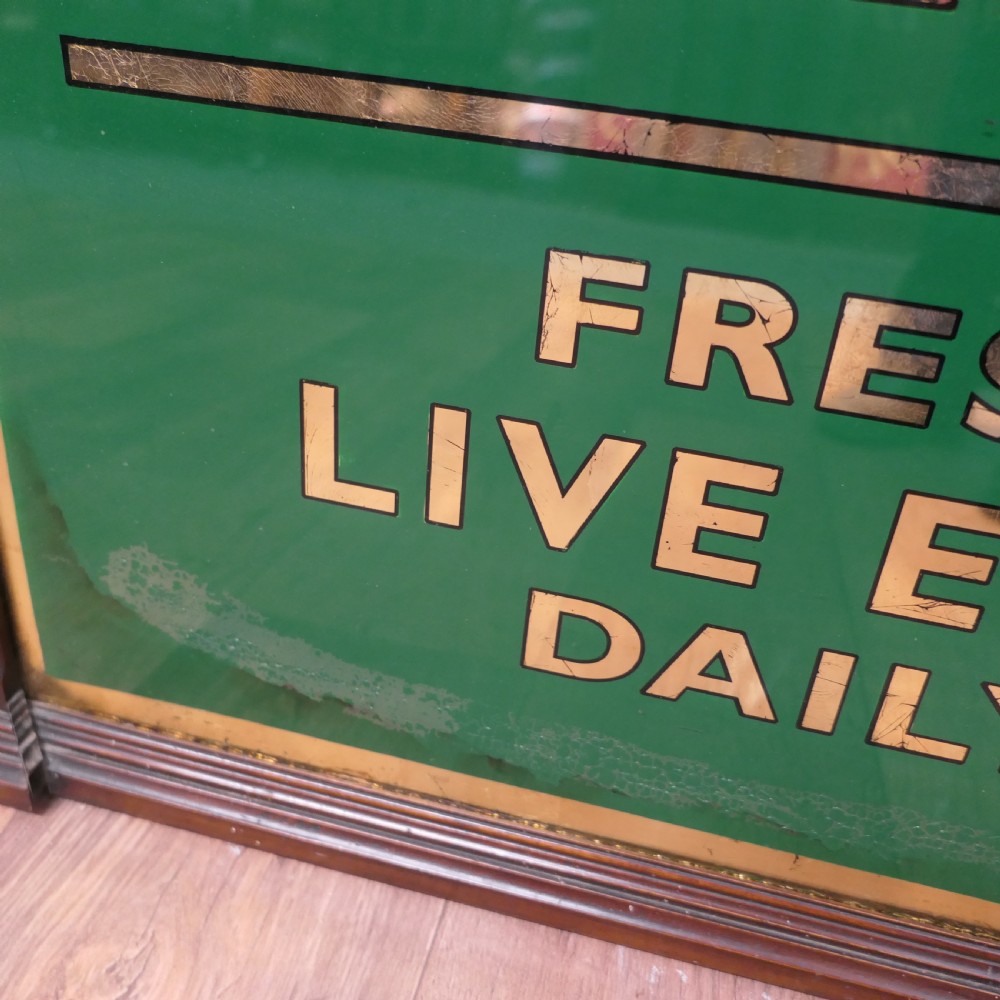  Eel and Pie Shop Advertising Wall Mirror Sign View IX
