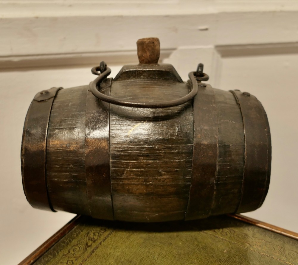 Welsh Oak Cider Flask, Welsh Oak Harvest Costrel