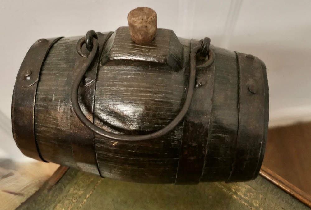 Welsh Oak Cider Flask, Welsh Oak Harvest Costrel View II