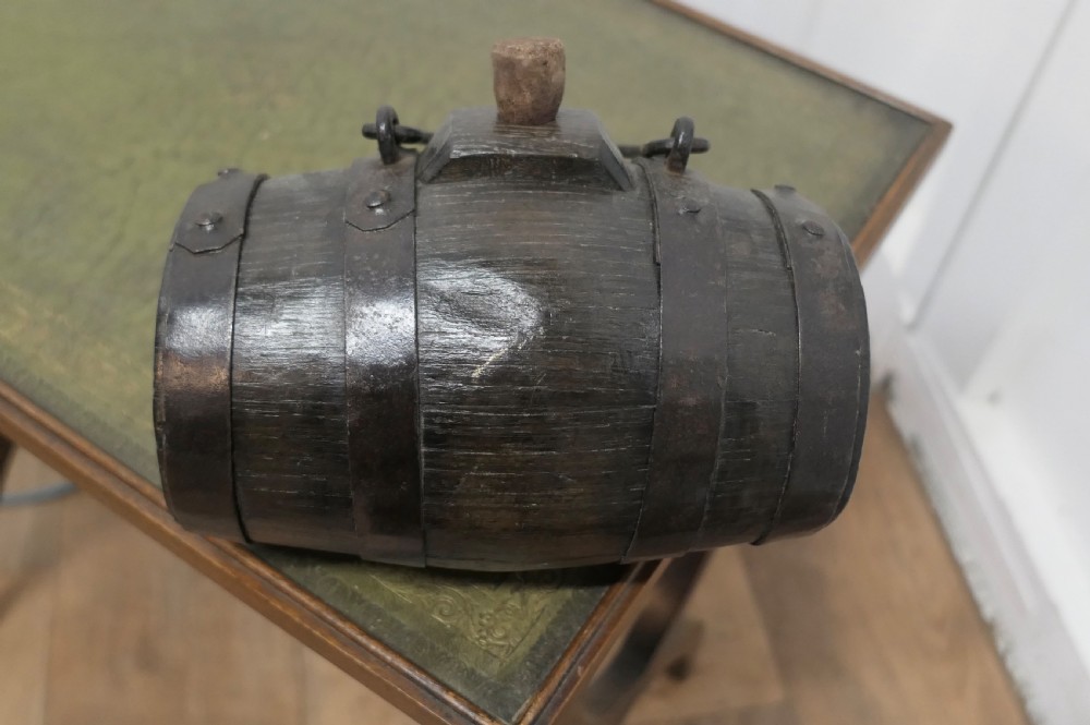 Welsh Oak Cider Flask, Welsh Oak Harvest Costrel View IV