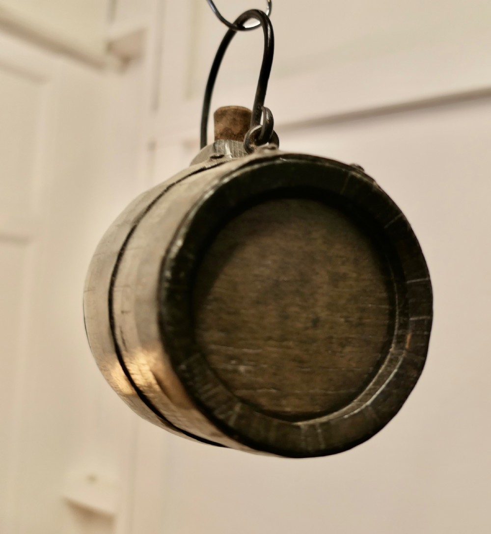 Welsh Oak Cider Flask, Welsh Oak Harvest Costrel View VI