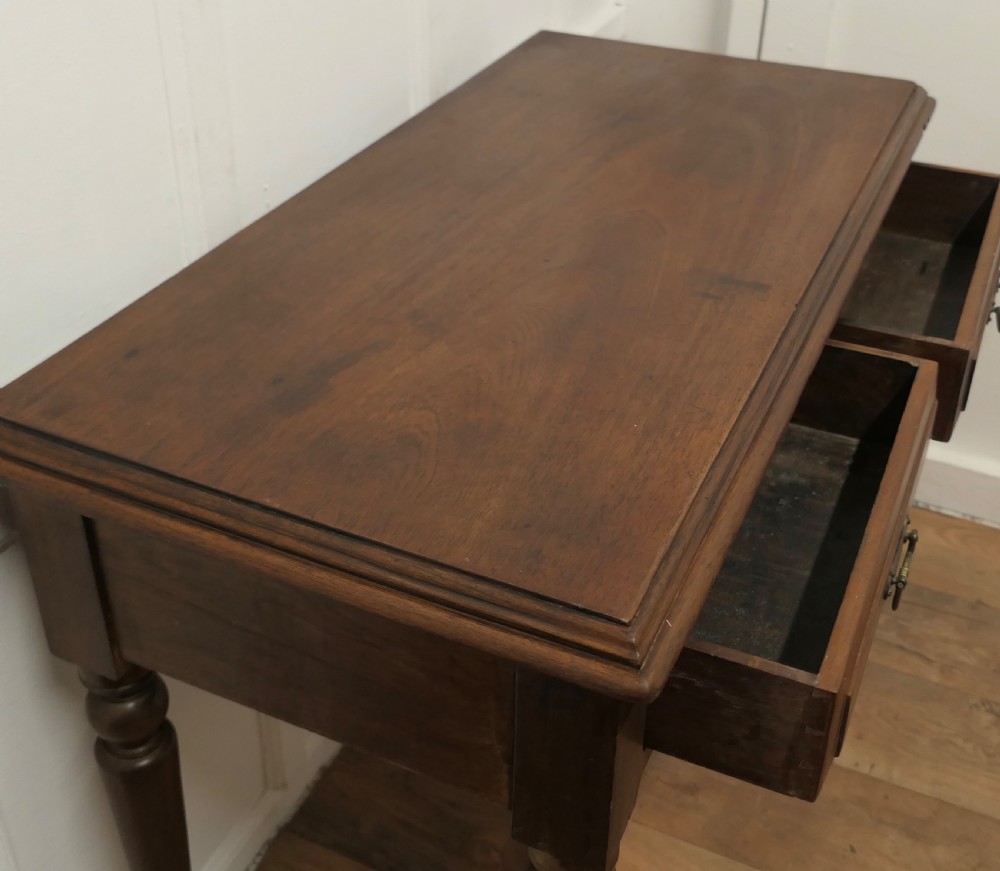 Attractive Victorian Writing or Side Table View IV