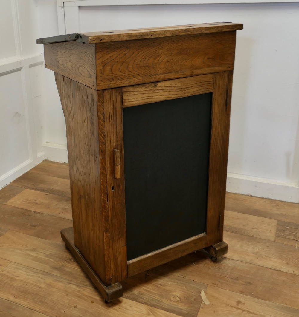 Oak Restaurant Reception Greeting Station, with Specials Menu Board View III