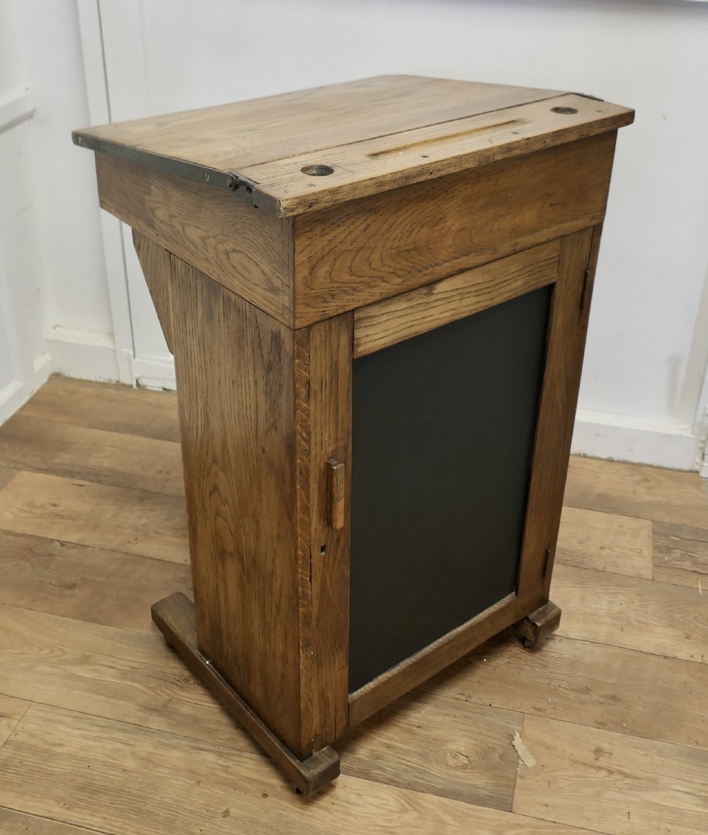 Oak Restaurant Reception Greeting Station, with Specials Menu Board View V