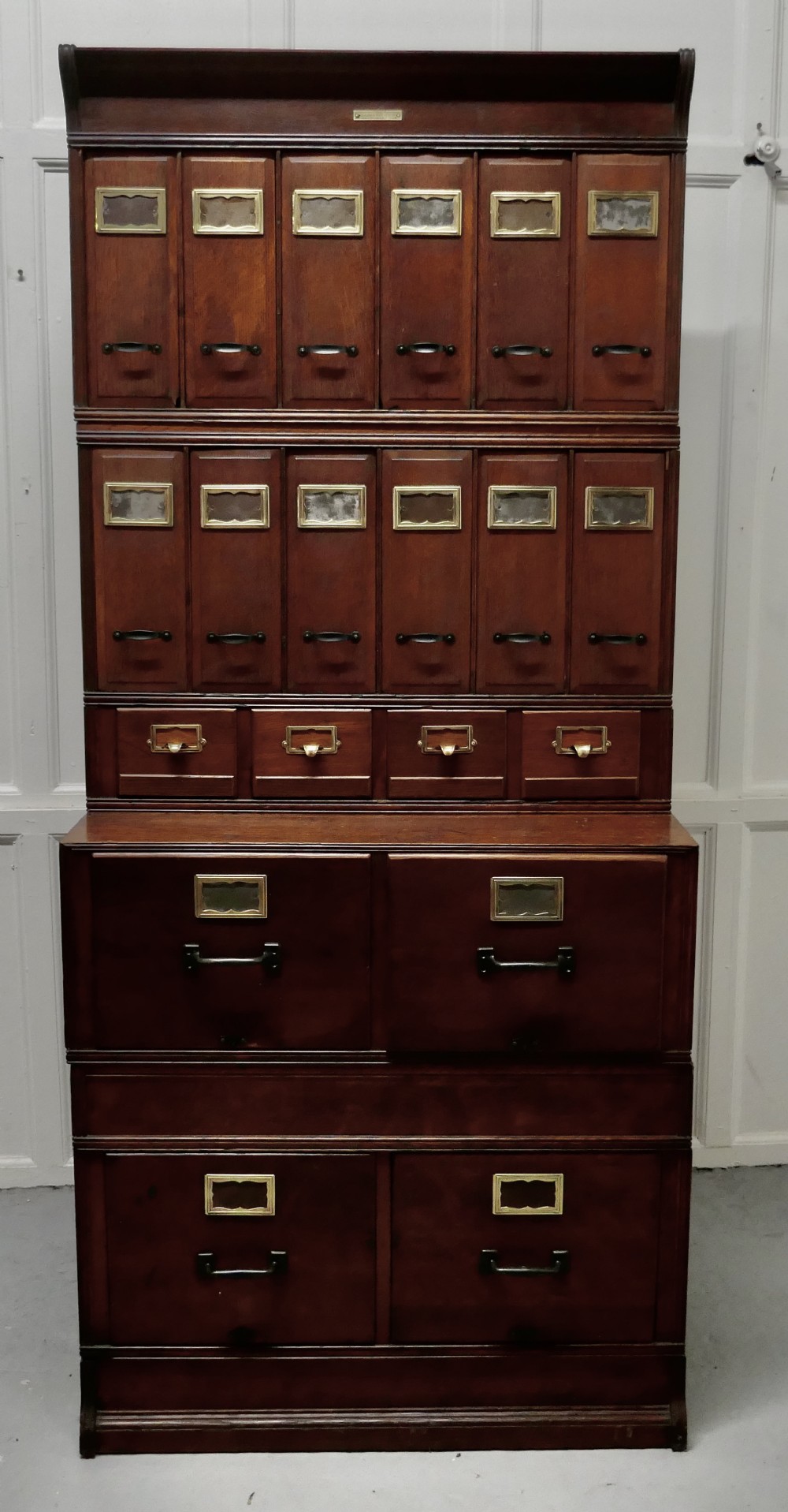Superb American Stacking Filing Cabinet by Yawman and Erbe 
