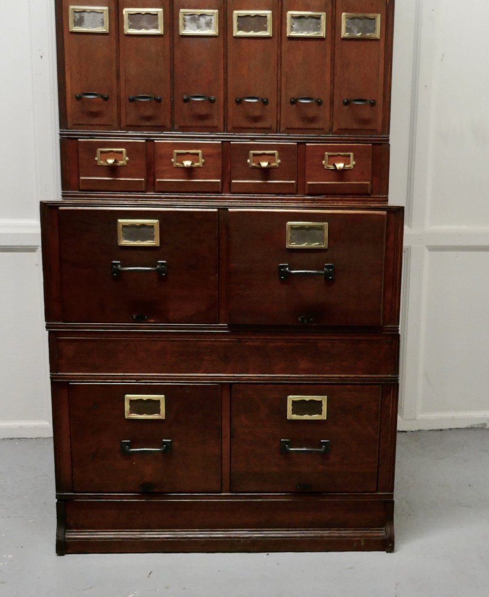 Superb American Stacking Filing Cabinet by Yawman and Erbe  View II
