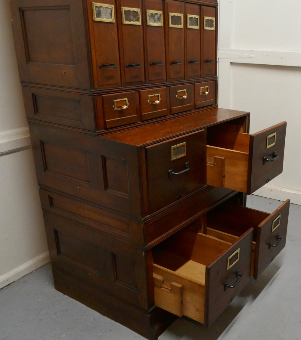Superb American Stacking Filing Cabinet by Yawman and Erbe  View VII