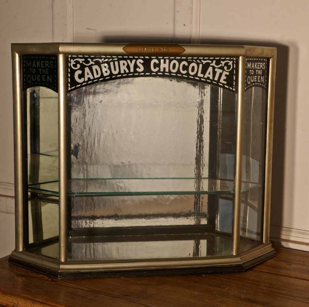 Cadbury’s Art Deco Display Cabinet, Art Deco Crome