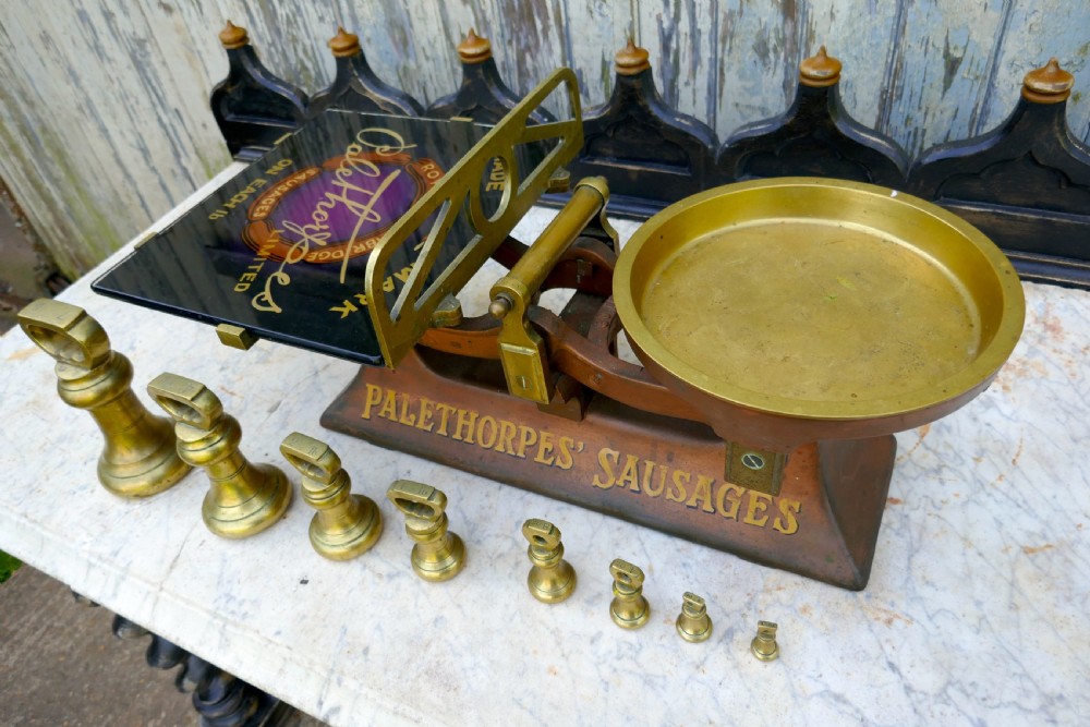 Butchers Balance Scales, Advertising Palethorpes’ Sausages  View IV