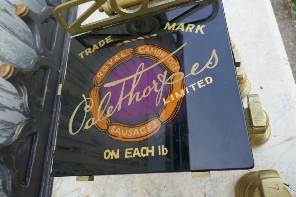 Butchers Balance Scales, Advertising Palethorpes’ Sausages  View V